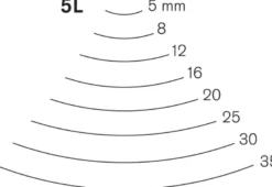 Pfeil Long Bent Gouges Series 5L