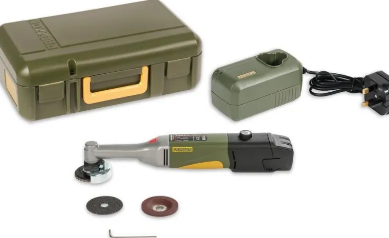 Proxxon Cordless Long Neck Angle Grinder Set