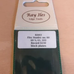 Ray Iles 1 3/8'' Stanley & Record Block Plane Blade