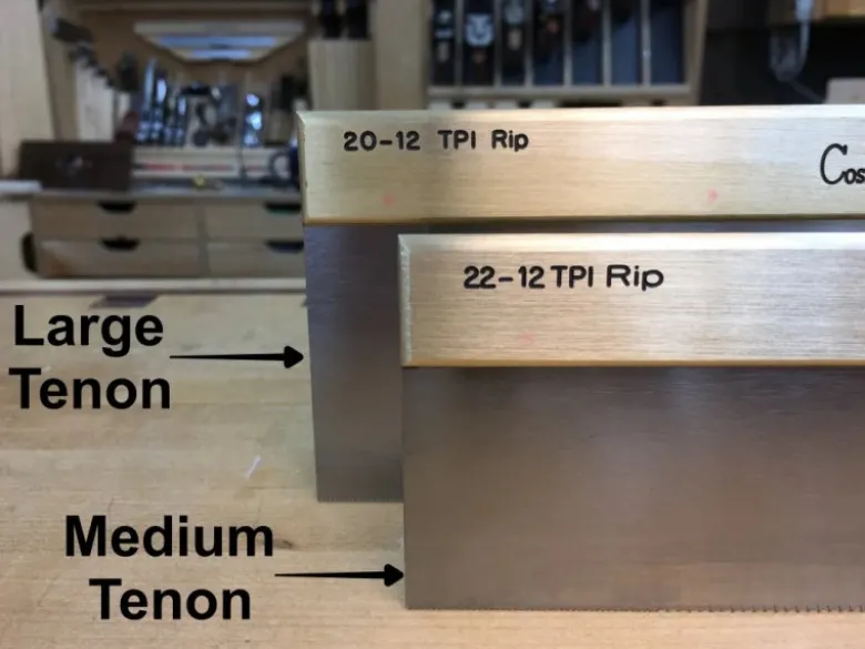 Rob Cosman Medium Tenon Saw - Rip Cut