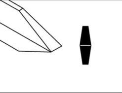 Robert Sorby Diamond Section Parting Tool