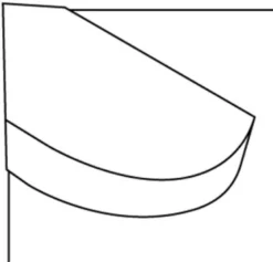 Robert Sorby Heavy Duty - Bowl Finishing Inboard Scraper