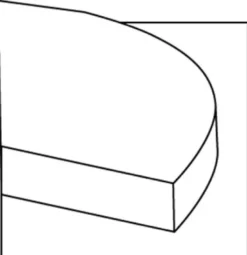 Robert Sorby Heavy Duty - Bowl Finishing Outboard Scraper