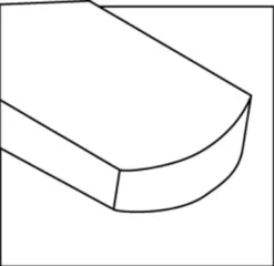 Robert Sorby Heavy Duty - Full Round Scraper
