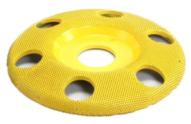 Saburrtooth Flat Faced Shaping Wheel - 4'' Sanding Disc with Holes