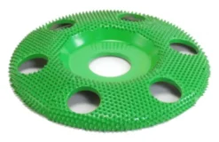 Saburrtooth Flat Faced Shaping Wheel - 4'' Sanding Disc with Holes