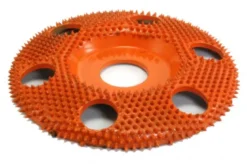 Saburrtooth Flat Faced Shaping Wheel - 4'' Sanding Disc with Holes
