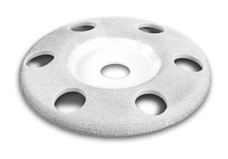 Saburrtooth Flat Faced Shaping Wheel - 4'' Sanding Disc with Holes