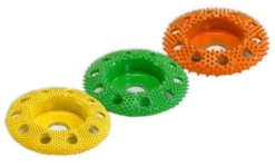 Saburrtooth 2'' (50mm) Flat Faced Shaping Wheel with Holes