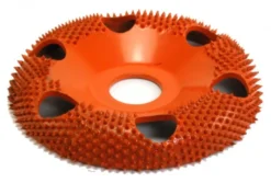 Saburrtooth Round Faced Shaping Wheel - 4'' Donut Wheel with Holes