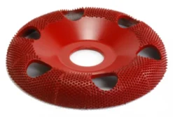 Saburrtooth Round Faced Shaping Wheel - 4'' Donut Wheel with Holes