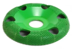 Saburrtooth Round Faced Shaping Wheel - 4'' Donut Wheel with Holes