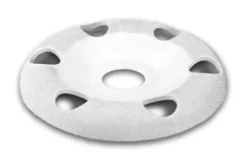 Saburrtooth Round Faced Shaping Wheel - 4'' Donut Wheel with Holes