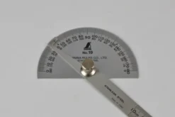 Shinwa Protractor No.19 Chrome Finish