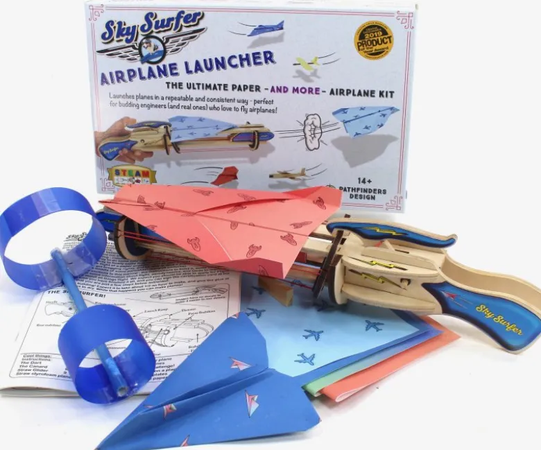 Surfer Airplane Wooden Kit