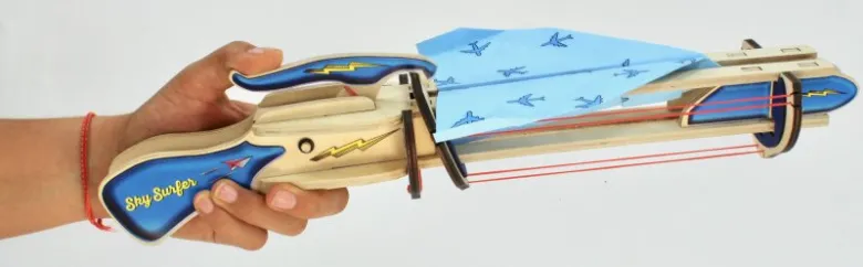 Surfer Airplane Wooden Kit