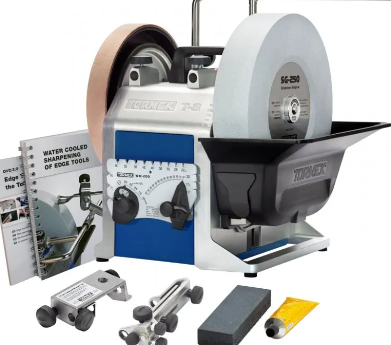 Tormek T-8 Original Sharpening System with Woodturner's & Hand Tool Kits
