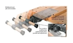 Veritas Quick-Release Sliding Tail Vice